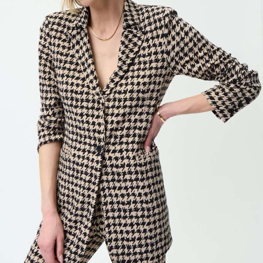 Joseph Ribkoff Sand-Black Blazer Style 224051 size 12